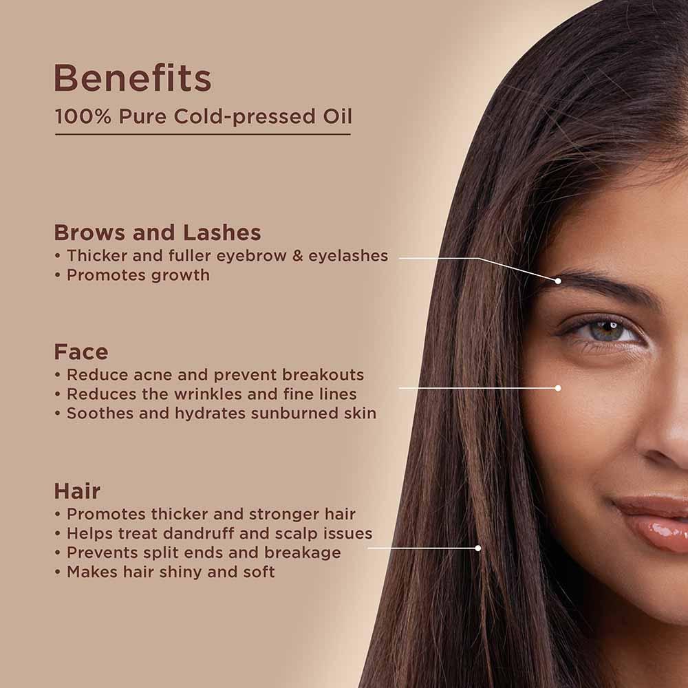Pure & Organic Castor Oil - 200ml - Image 3