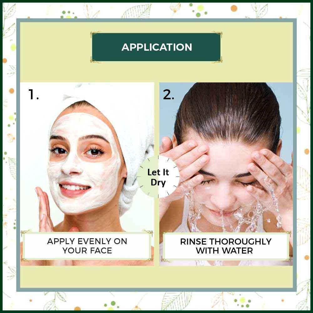 Bio-Organic Anti Bacterial Face Pack DIY Combo Beauty Kit - 120g - Image 5