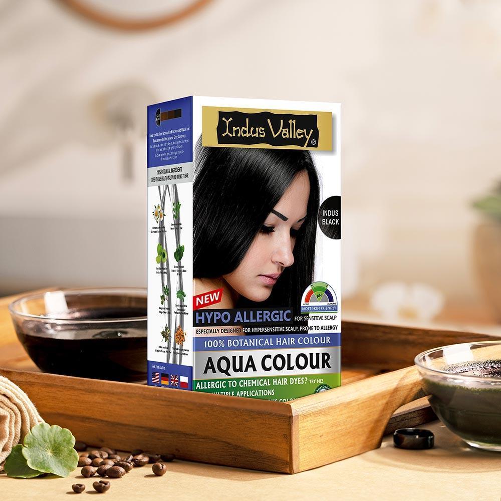100% Botanical Hypo Allergic Aqua Colour for Hair - Available in 4 Shades - Image 10
