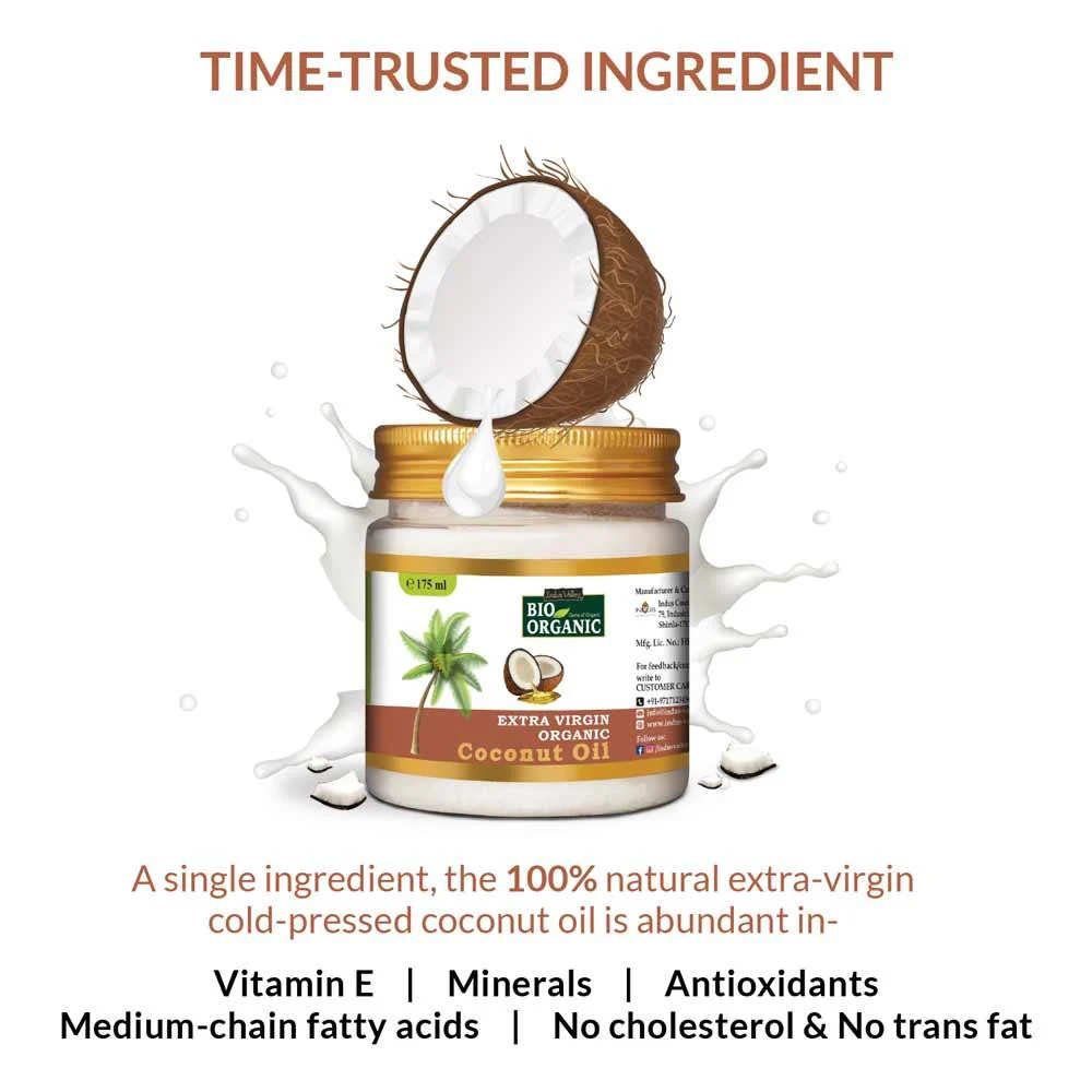 Bio Organic Extra Virgin Coconut Oil for Hair and Skin - Image 2
