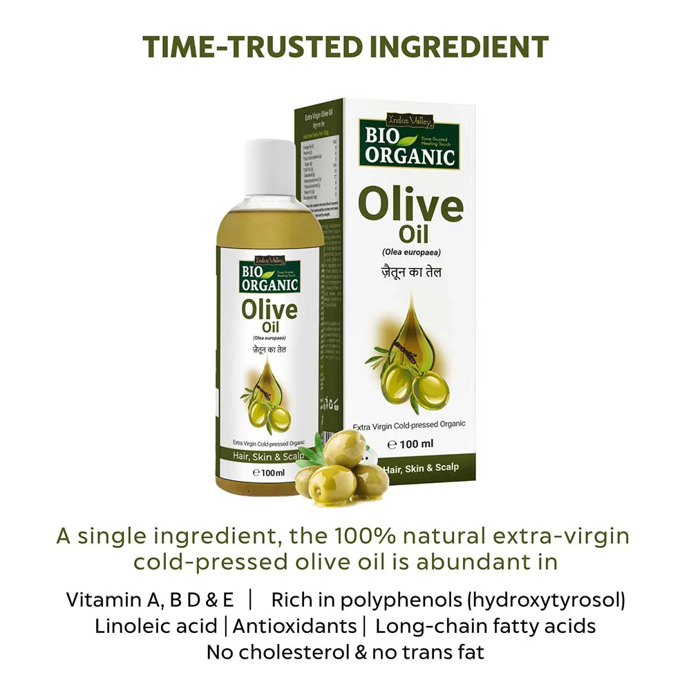 Bio Organic Extra Virgin Olive Massage Oil - Image 3