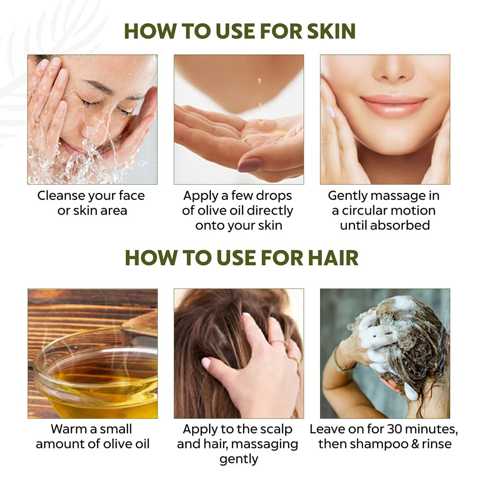 Bio Organic Extra Virgin Olive Massage Oil - Image 7