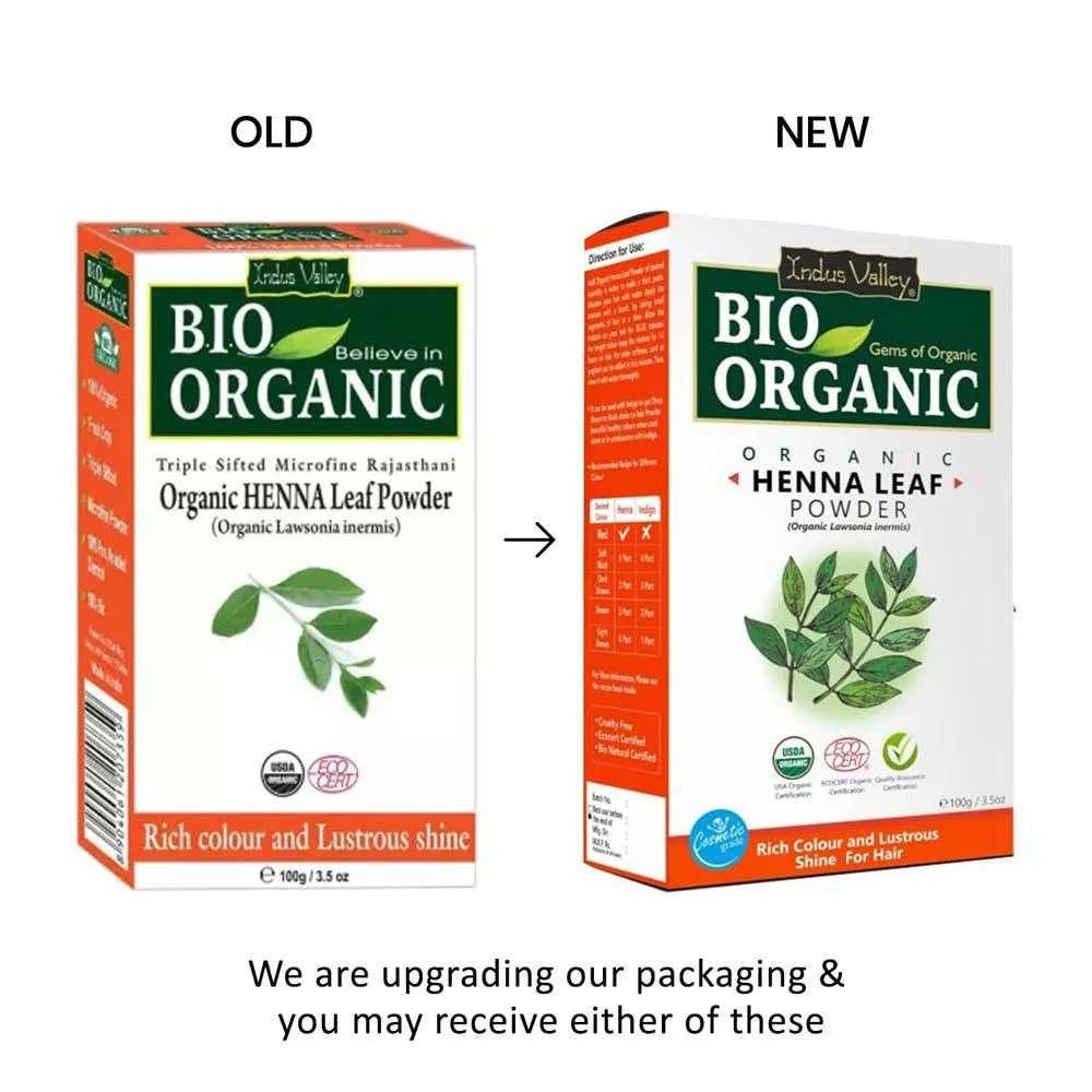 Bio Organic Henna Leaf Powder - Available in 3 Size - Image 2