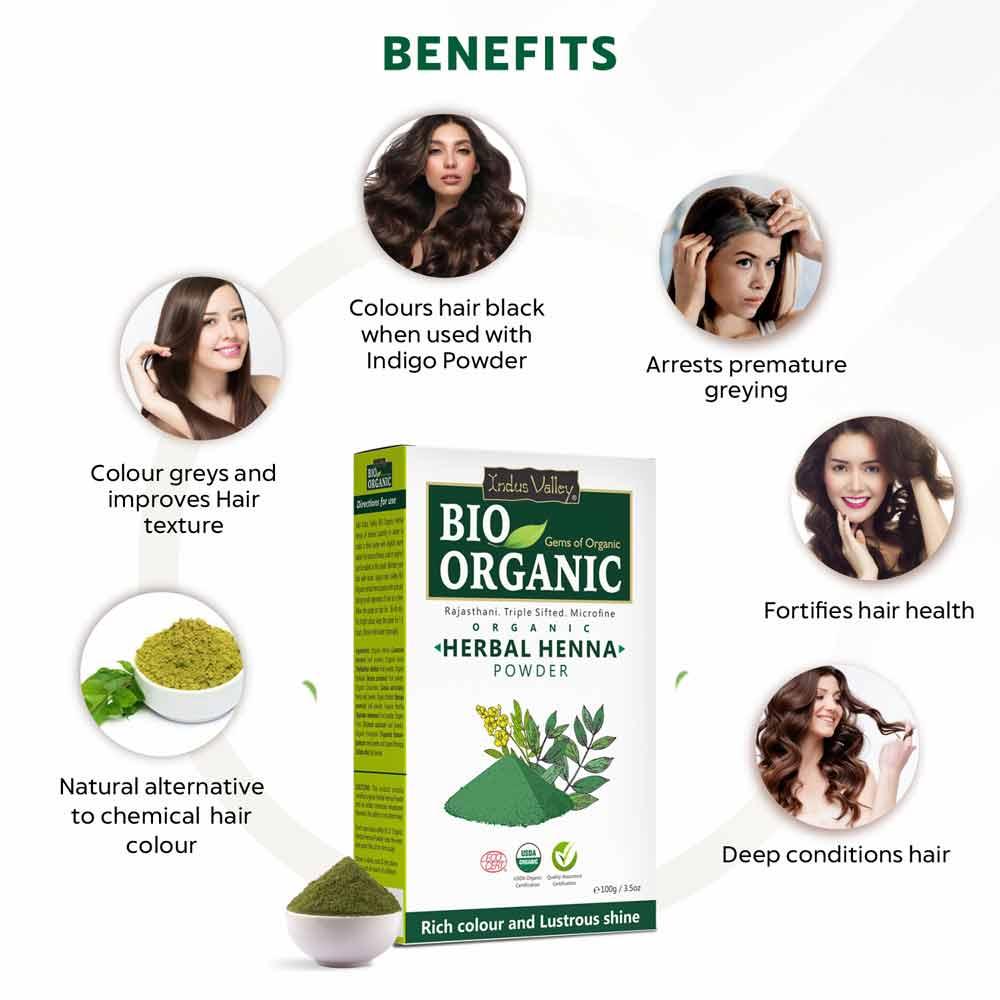 Bio Organic Natural Herbal Henna Powder - Image 4