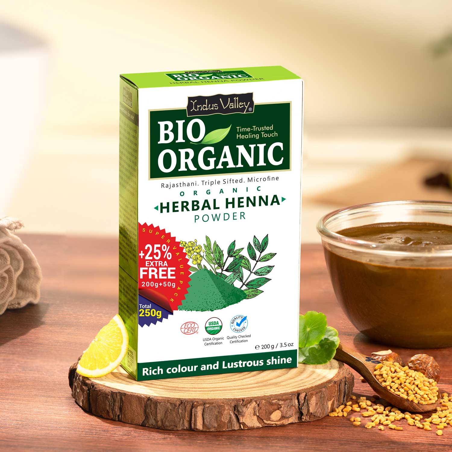 Bio Organic Natural Herbal Henna Powder - Image 9