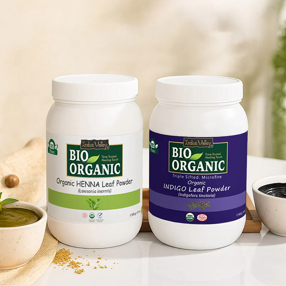 Bio Organic Indigo Leaf Powder for Natural Hair Coloring - Image 11