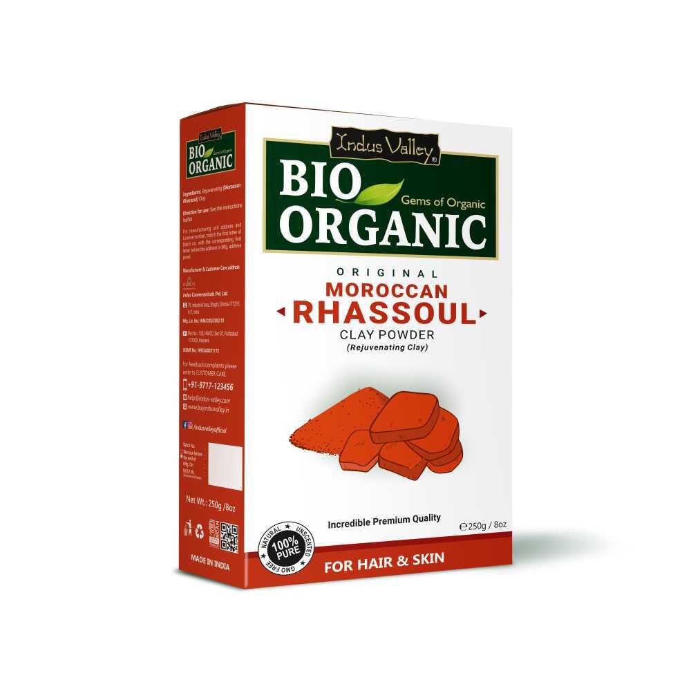 Bio Organic Moroccan Rhassoul Clay Powder - 250gm - Image 7