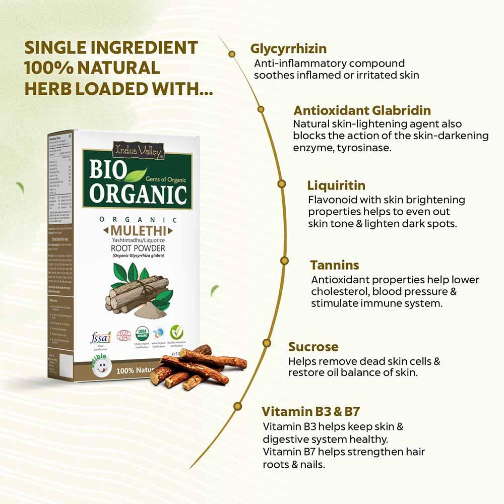 Bio Organic Mulethi Powder - 100gm - Image 3