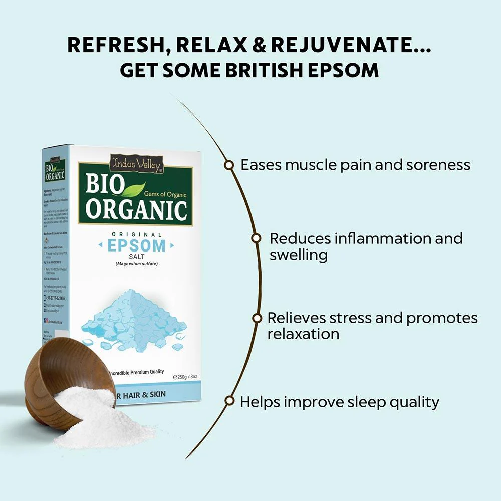 Bio Organic Original Epsom Salt - 250gm - Image 2