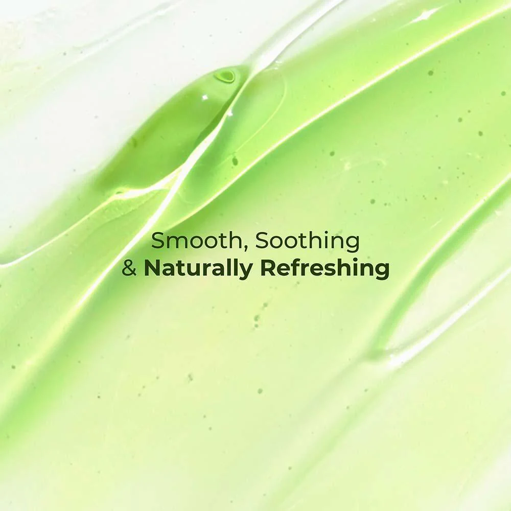 Bio Organic Pure Aloe Vera Gel With Green Tea Extract For Young, Radiant Skin & Hair - Image 6