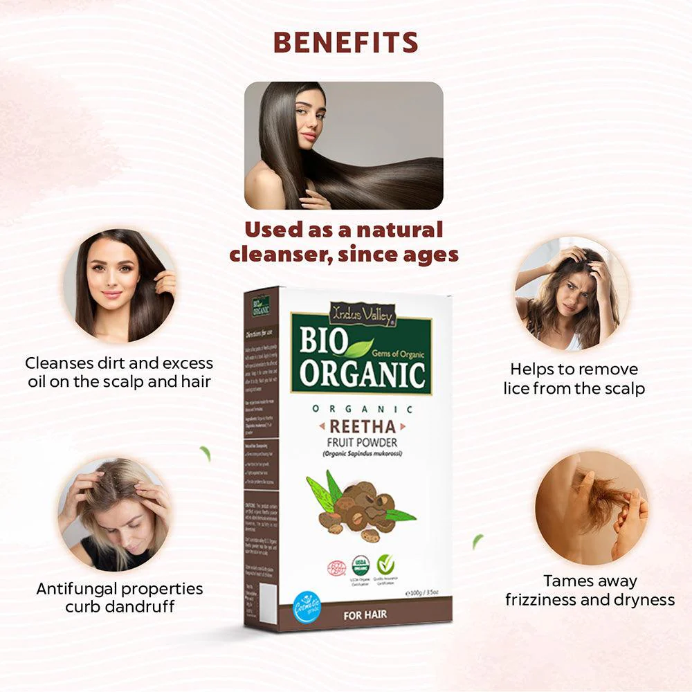 Bio Organic Reetha Fruit Powder - Image 3