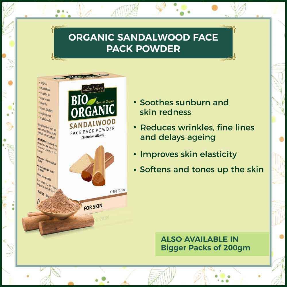 Bio Organic Rejuvenating DIY Ubtan Face Pack Combo Beauty Kit - 30g + 35ml - Image 2