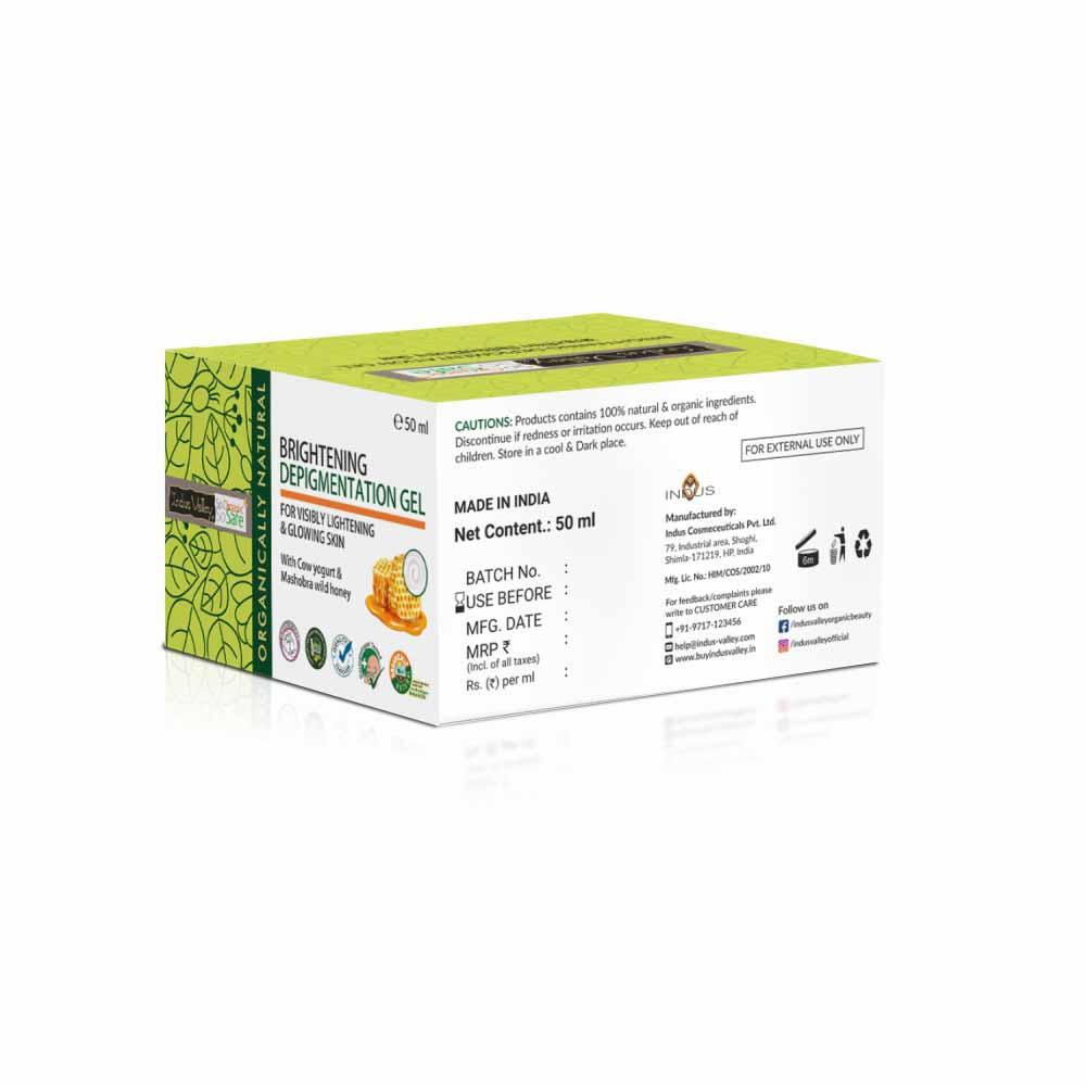 Brightening Depigmentation Gel for Reducing Pigmentation & Dark Spots With Cow Yogurt & Mashobra Honey - Image 18