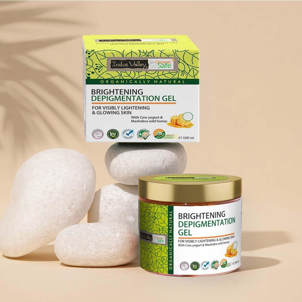 Brightening Depigmentation Gel for Reducing Pigmentation & Dark Spots With Cow Yogurt & Mashobra Honey - Image 19