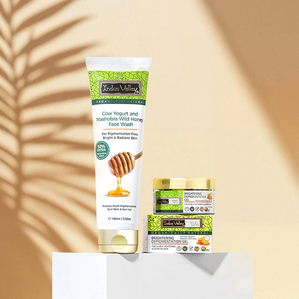 Brightening Depigmentation Gel for Reducing Pigmentation & Dark Spots With Cow Yogurt & Mashobra Honey - Image 23