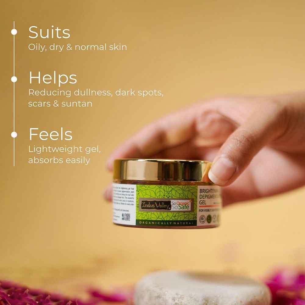 Brightening Depigmentation Gel for Reducing Pigmentation & Dark Spots With Cow Yogurt & Mashobra Honey - Image 7