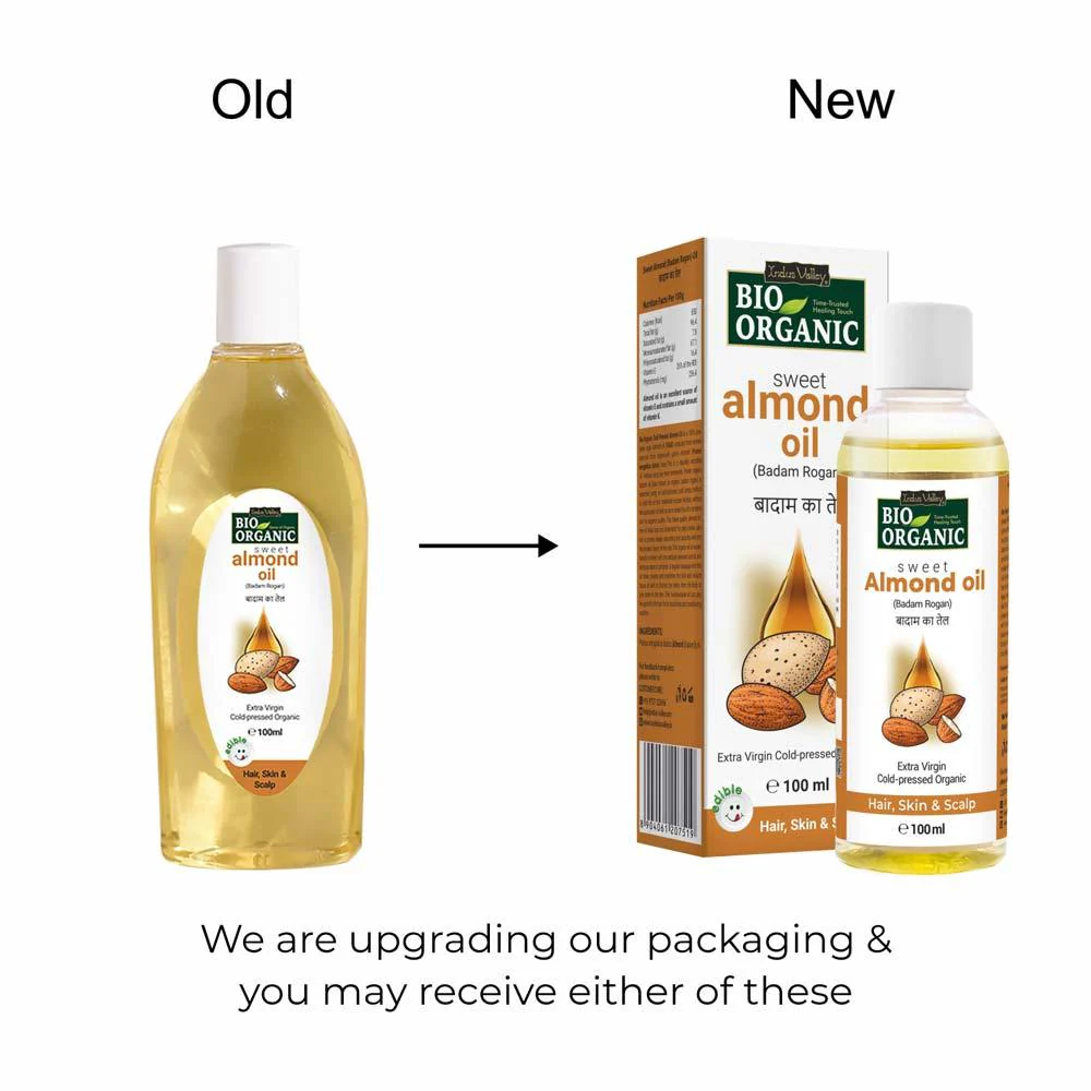 Bio Organic Sweet Almond Oil for Hair and Skin - Image 2