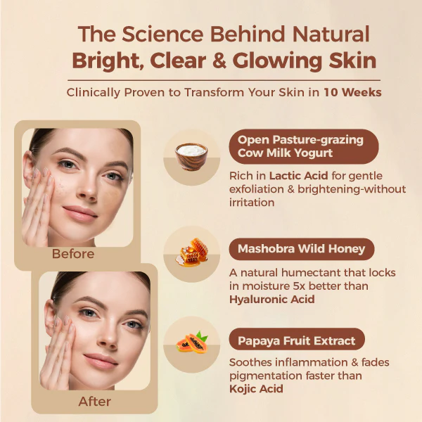 Cow Yogurt Organic Honey Face Wash - Image 4