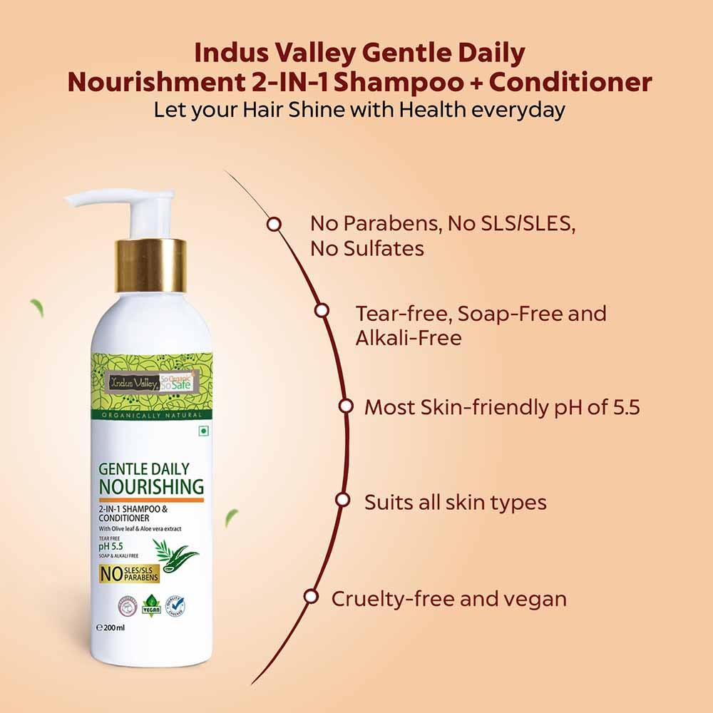 Gentle Daily Nourishing 2-in-1 Shampoo and Conditioner - Image 4