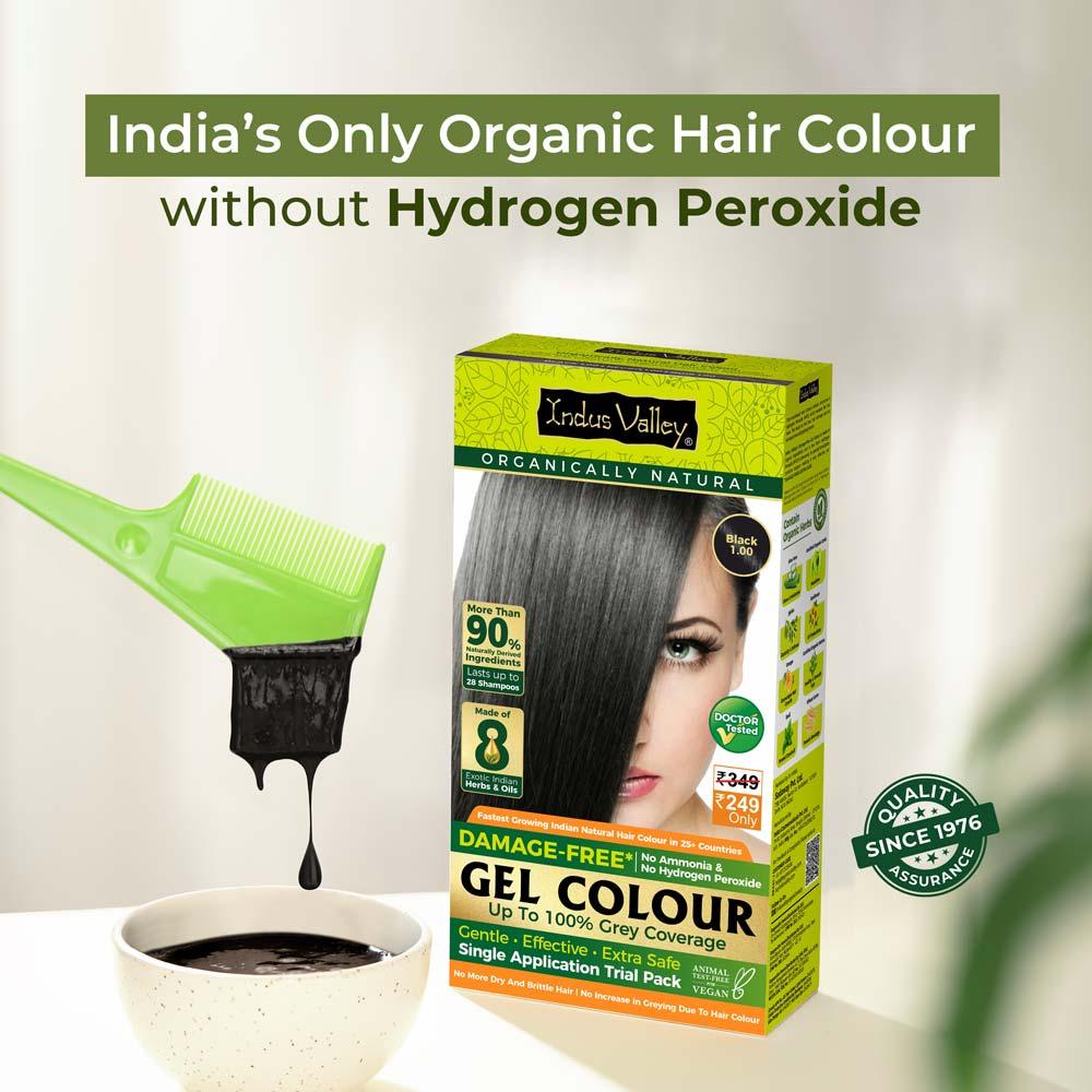 Natural Hair Colour | Trial Pack - Single Use | Damage Free Gel Hair Color For Women & Men | No Harsh Chemicals, Long Lasting, Safe & Gentle I Available in 4 Shades - Image 9