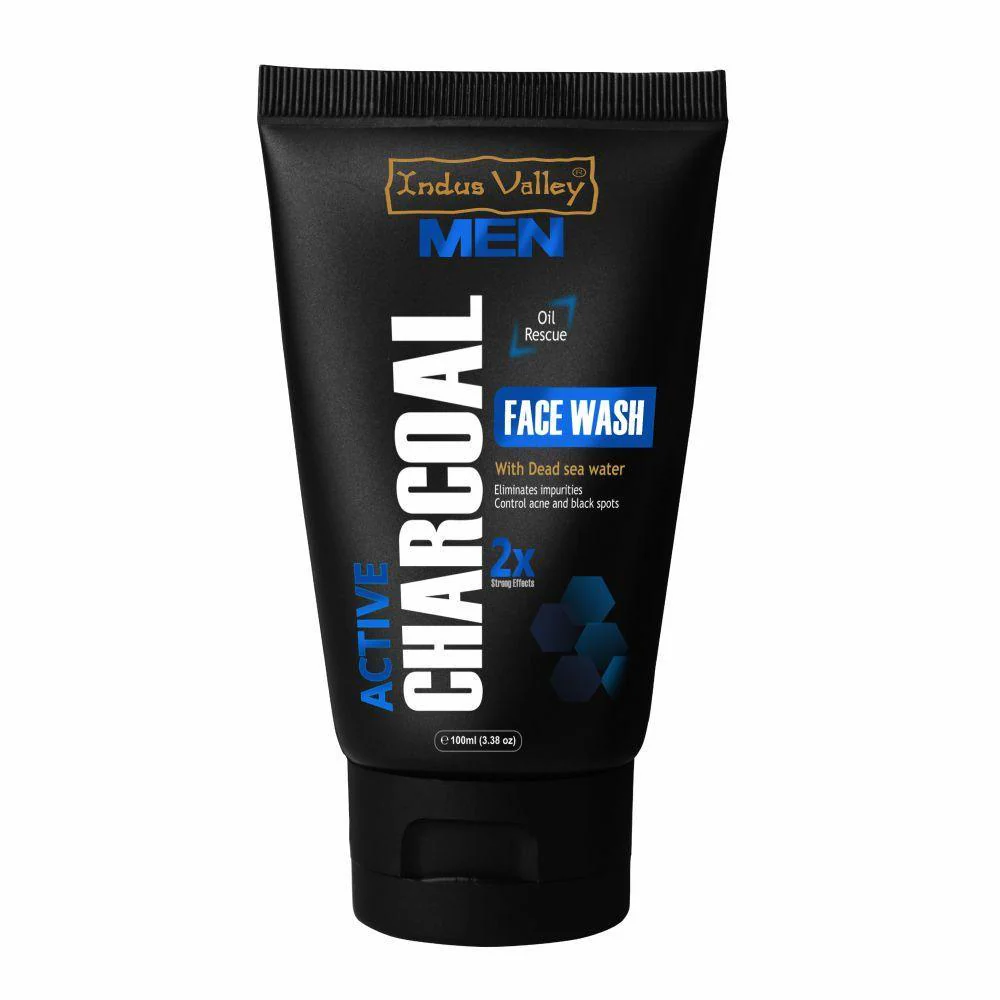 Men Oil Control Charcoal Face Wash - 100ml - Image 2