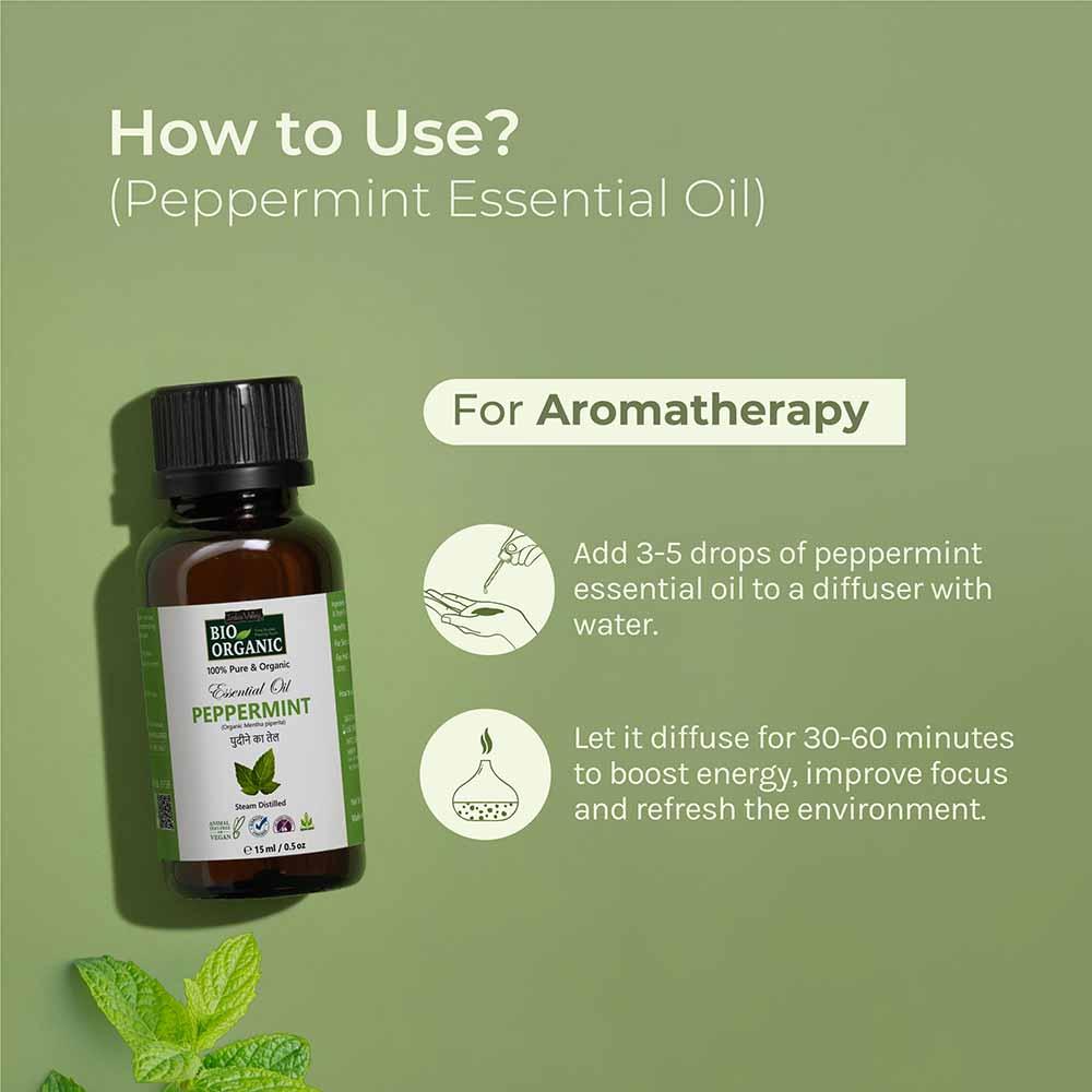 Pure & Organic Peppermint Essential Oil - 15ml - Image 4