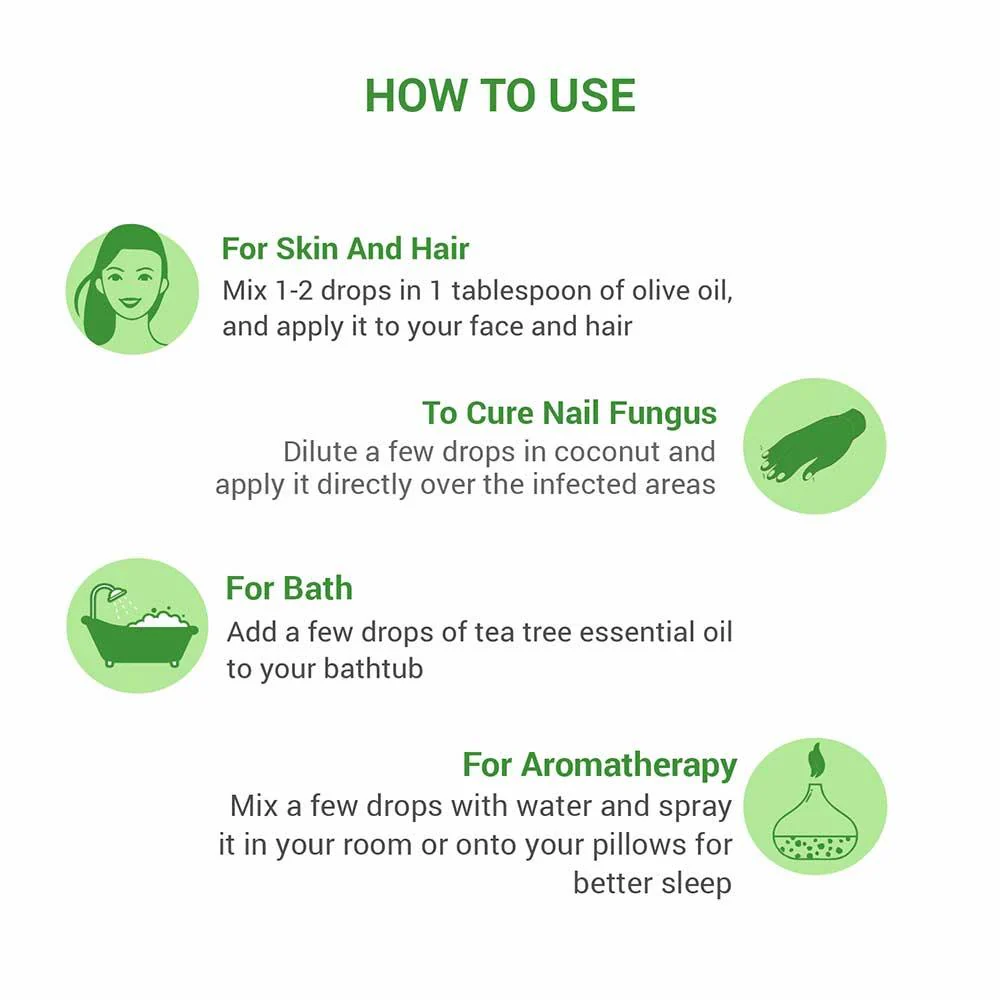 Pure & Organic Tea Tree Essential Oil - 15ml - Image 6